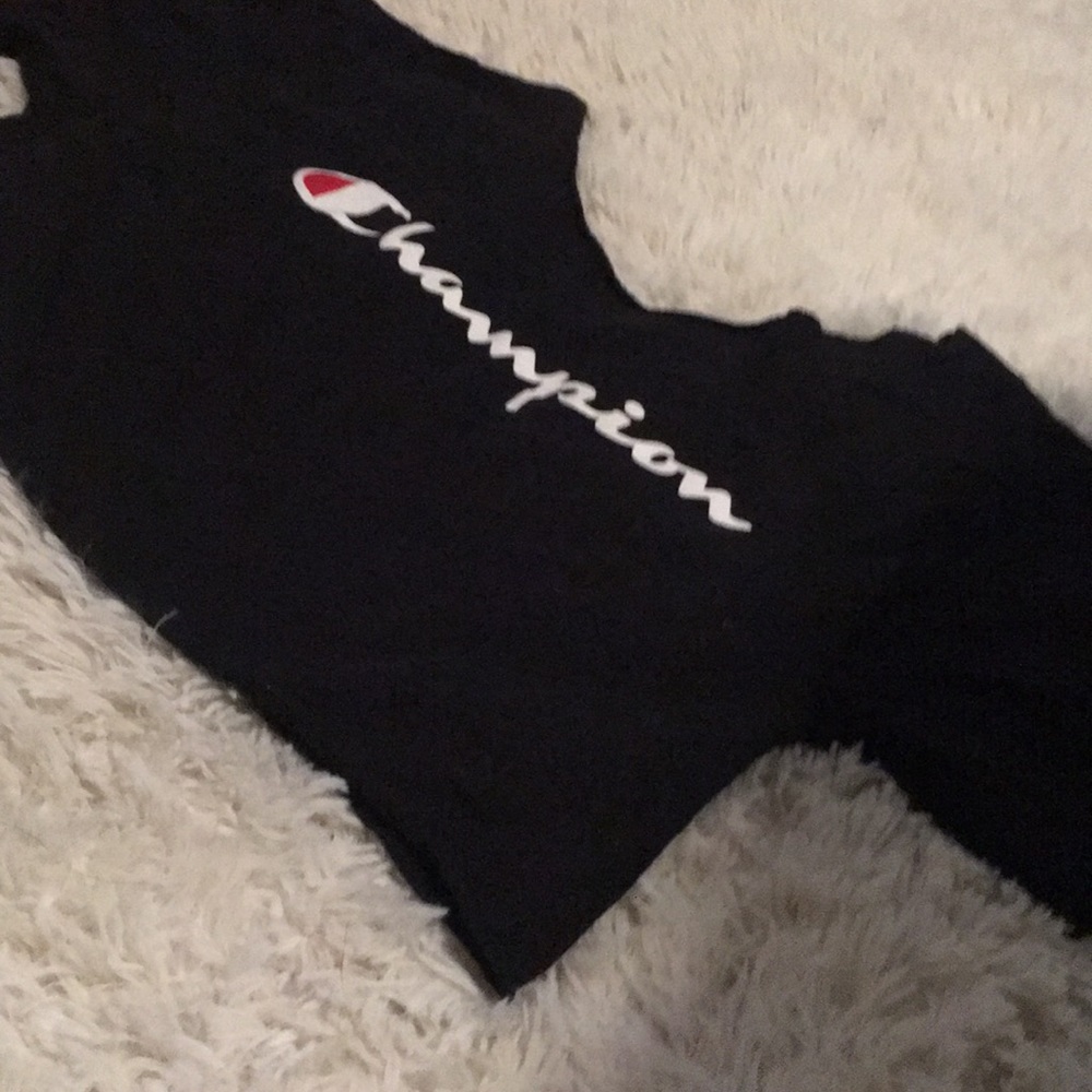 Champion off shoulder crop top